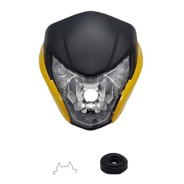 Imagem de Kit Carenagem Amarela E Farol Titan 150 Flex 2013