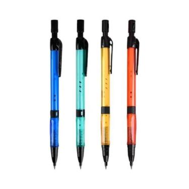 Imagem de Conjunto De Lápis Mecânico 2.0mm Com Refil De Grafite Preto 2B E Cores