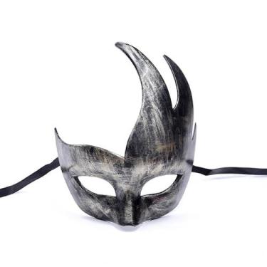 Imagem de Máscara Half Face Gold Disguise Venice Latex para Halloween Carn - yiw