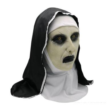 Imagem de Máscara de Halloween Cosplay Conjuring Nuns, capacete M Latex - yiweis
