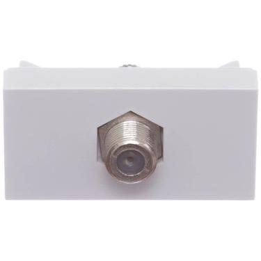 Imagem de Módulo Tomada Para Antena de Tv Cabo Coaxial Branco Orion S70546804 Schneider Modulo Tom.p-anten
