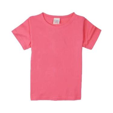 Imagem de Camisetas De Algodão De Verão Para Meninos E Meninas, Manga Curta, Top