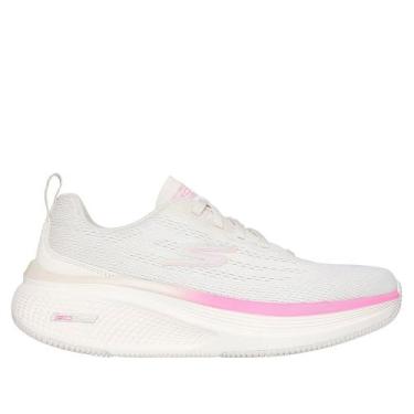 Imagem de Tênis Feminino Skechers Go Run 2.0 Elevate Off White/Rosa, Off white, 