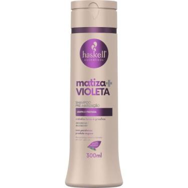 Imagem de Shampoo Pré-Matização Matiza+ 300ml Haskell  Para cabelos loiros e gri