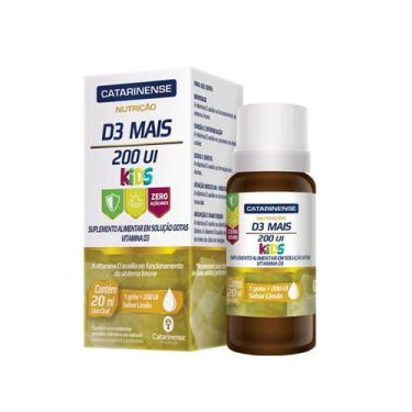 Imagem de Suplemento Alimentar Vitamina D3 Mais Kids 20ml - Catarinense