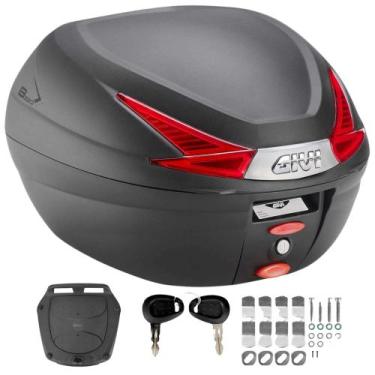 Imagem de Baú Bauleto Givi 33 Litros B330 Vermelho com Base Monolock