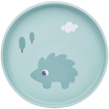 Imagem de Pratinho De Comida Para Bebê Decorado Em Silicone Com Ventosa Cloudy B