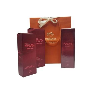 Imagem de Kit Natura Kaiak Aventura Feminino Completo 100ml + Sabonete + Hidrata