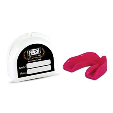 Imagem de Punch Protetor Bucal Simples - com Estojo Unissex Único Rosa