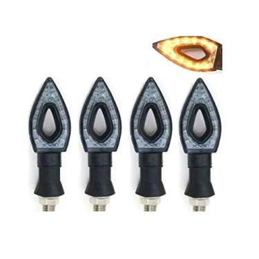 Imagem de Kit 4 Piscas Setas Led Universal Moto Titan Fazer Cb