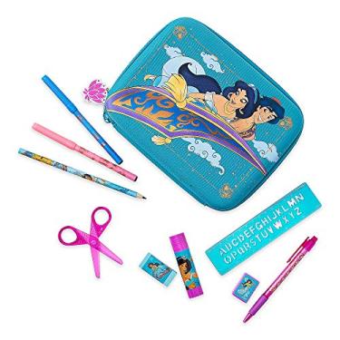 Imagem de Kit de papelaria com zíper Aladdin da Disney Marvel