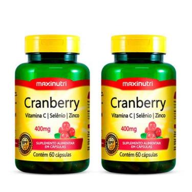 Imagem de Kit 02 Cranberry Vitamina C Selenio Zinco Anti Ox 400Mg 60 Capsulas Lo