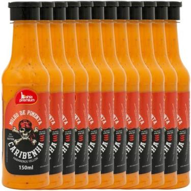 Imagem de Molho Pimenta Peruana Defumada Cremosa Gourmet Ardência Média Mix 12 U
