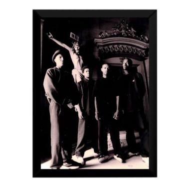 Imagem de Quadro Rap Hip Hop Racionais Mcs Foto Poster Moldurado - Fanarte