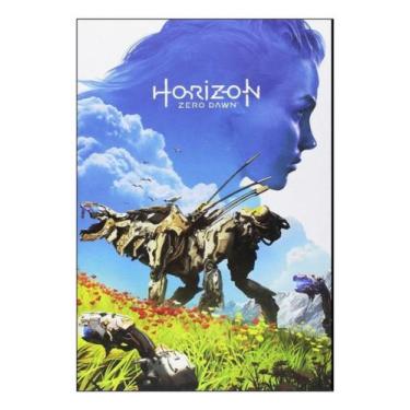 Imagem de Quadro Horizon Zero Dawn Game Arte Moldura 42x29cm - Fanarte