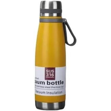 Imagem de Garrafa Térmica Inox 1L Squeeze com Tampa Hermética- cor aleatória