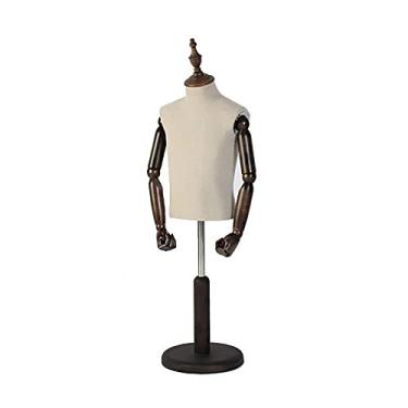 Imagem de Tailors Manequim manequim alfaiates manequim infantil manequim madeira costureiras formas de vestido 2-8 anos de idade exibição de loja de roupas infantis