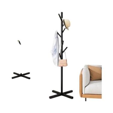 Imagem de Cabideiro De Chão Para Quarto, Arara Simples Para Roupas, Armazenament