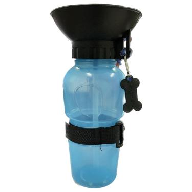 Imagem de Garrafa Bebedouro Portátil Para Cães 600Ml Viagem Passeio