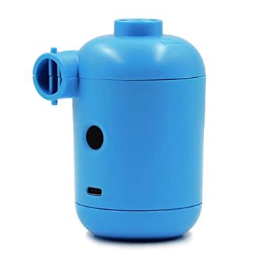 Imagem de Tingpai Bomba de ar elétrica USB 2200Pa DC 5V bomba de ar portátil com 4 bicos pa acampamento ao ar livre