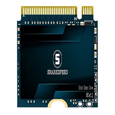 Imagem de SHARKSPEED M.2 2230 SSD 2TB NVMe PCIe Gen4.0X4, unidade de estado sólido interna com velocidade de até 5500 MB/s, compatível com Steam Deck, Microsoft Surface Pro7/Pro8+, mini PCs