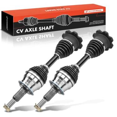 Imagem de A-Premium Par (2) Conjunto de eixo CV dianteiro compatível com modelos Chevy & GMC - Silverado 2500 HD, 3500 HD, Sierra 2500 HD, 3500 HD, 2015-2019, V8 6.0L 6.6L - Lado do motorista e do passageiro