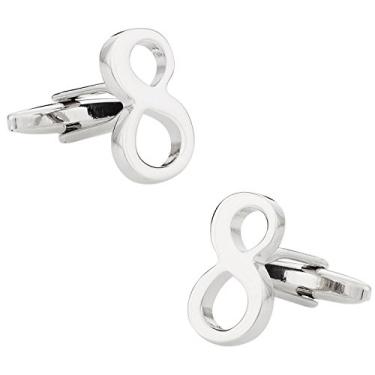 Imagem de Abotoaduras com caixa de apresentação Cuff-Daddy Number 8