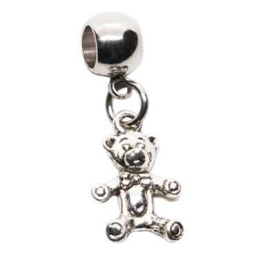 Imagem de Dave The Bunny Pingente de urso de pelúcia elegante - Cute Stuff, pingente de ursinho para pulseiras, colares - ótimo presente - ótima qualidade, material durável, design adorável