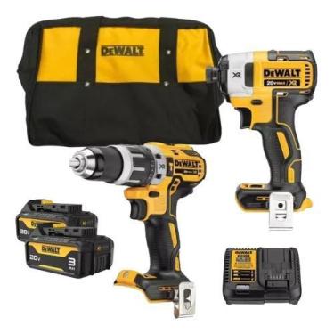 Imagem de Parafusadeira a bateria dcd796b + dcf887 bat e carreg e bols - Dewalt 