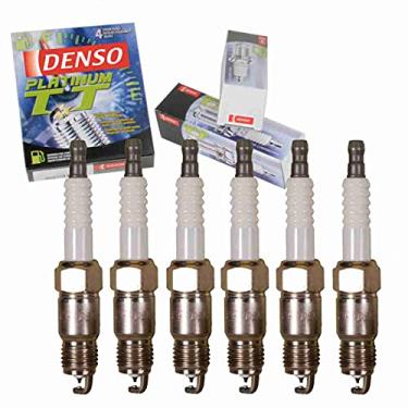 Imagem de 6 velas de ignição DENSO Platinum TT compatíveis com GMC Sonoma 2.8L 4.3L V6 1991-1995