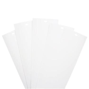 Imagem de Ripas verticais de substituição para persianas FTTIKI PVC branco 82,5 