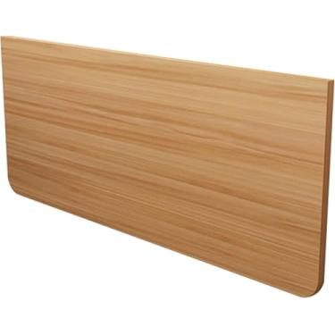 Imagem de Mesa de parede dobrável de madeira dobrável para cozinha, mesa dobrável para parede multifuncional para casa, mesa dobrável de parede pequena com mesa retangular de parede, marrom - 120 cm x 40 cm