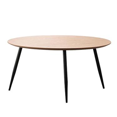 Imagem de Mesa de centro pequena e material ecológico resistente, mesa de chá para sala de estar e quarto, mesa de centro de meados do século