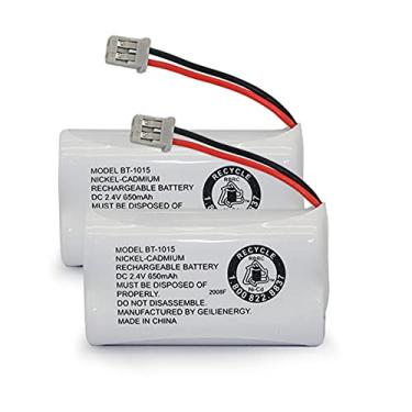Imagem de GEILIENERGY Bateria BT-1015 BT1015 compatível com Uniden BT1007 BT-1007 BT904 BT-904 BBTY0651101 BBTY0460001 BBTY0510001 BBTY0624001 BBTY0700001 HHR-1015 P506, Telefone sem fio HHR-P506A (pacote com