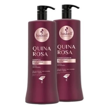 Imagem de Kit Haskell Quina Rosa Shampoo e Condicionador 1L