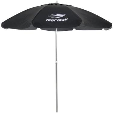 Imagem de Guarda-Sol Central em Bagum Articulado Alumínio Mormaii 2,40m Preto 12