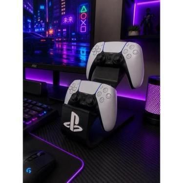 Imagem de Suporte Duplo Para Controle Gamer Playstation Ps2 Ps3 Ps4 Ps5 - Sem Ma