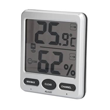 Imagem de Medidor de temperatura de umidade, termômetro digital Higrômetro de alta precisão Simples de usar portátil para quarto de bebê para interior e exterior(TS-WS-07-C1)