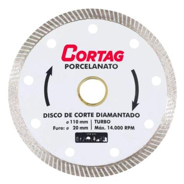 Imagem de Disco Diamantado Porcelanato 110Mm Cortag