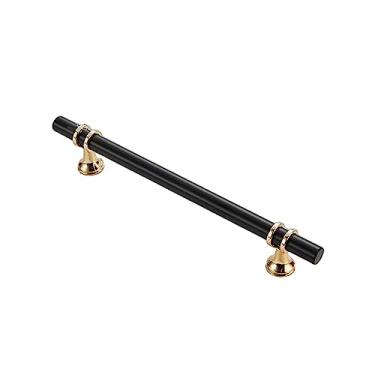 Imagem de Armário Móveis Hardware Gaveta Puxador do Armário Liga de Zinco Ouro Sólido Preto Armário Puxador de Cozinha T Bar House Pull, BG128