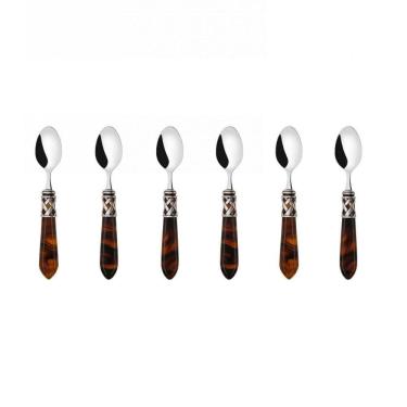 Imagem de Colher para Café 13cm Inox 6 peças Tabaco Aladim Bugatti