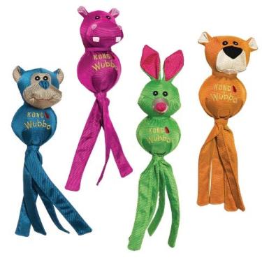 Imagem de KONG Brinquedo para cães Wubba Ballistic Friends - Macaco azul - Pequeno