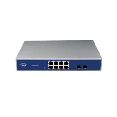 Imagem de Switch (Comutador) 8 Portas 10/100/1000 Poe + 2 Portas Sfp Uplink 15,4