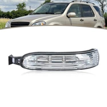 Imagem de JESYMBX Luz de seta do espelho de porta para Mercedes ML-Class W163 2002-2005 1638200521 1638200421 esquerda