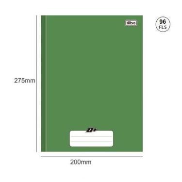 Imagem de Caderno Univ. Brochura Linha C/D 96 Fls Verde - Tilibra