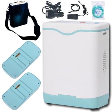 Imagem de MáQuina De Ox PortáTil De Viagens, Uso DoméStico Oxi, Mini Gerador, ConcentraçãO De 95%, Bateria De 6400 Mah, Ac/Dc, Três métodos de fonte de alimentação