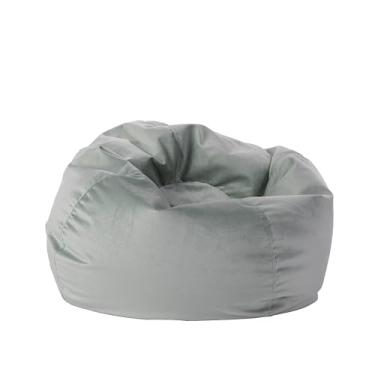 Imagem de Cadeira para pufe 76,2 cm, macia aveludada, móveis para crianças e adolescentes, perfeita para ler, jogar videogame ou relaxar - Aloe