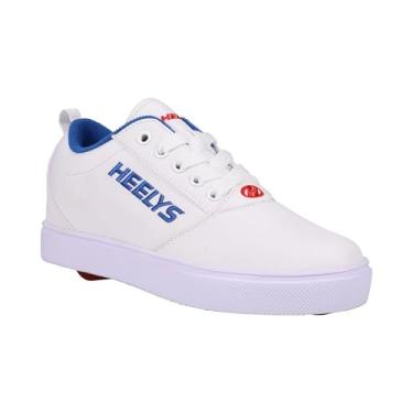 Imagem de HEELYS Sapato masculino de salto com rodas, Branco/Azul/Vermelho, 46
