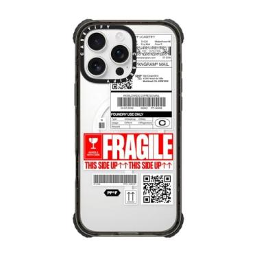 Imagem de CASETiFY Capa Ultra Impact para iPhone 16 Pro Max [Strong Slim / 3,5 m 5X Militray Grade Drop Protection/Compatível com Magsafe] - PP-0008 - Preto Transparente