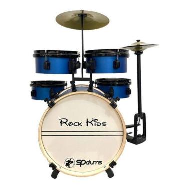 Imagem de Bateria Musical Infantil Rmv Rock Kids - Azul